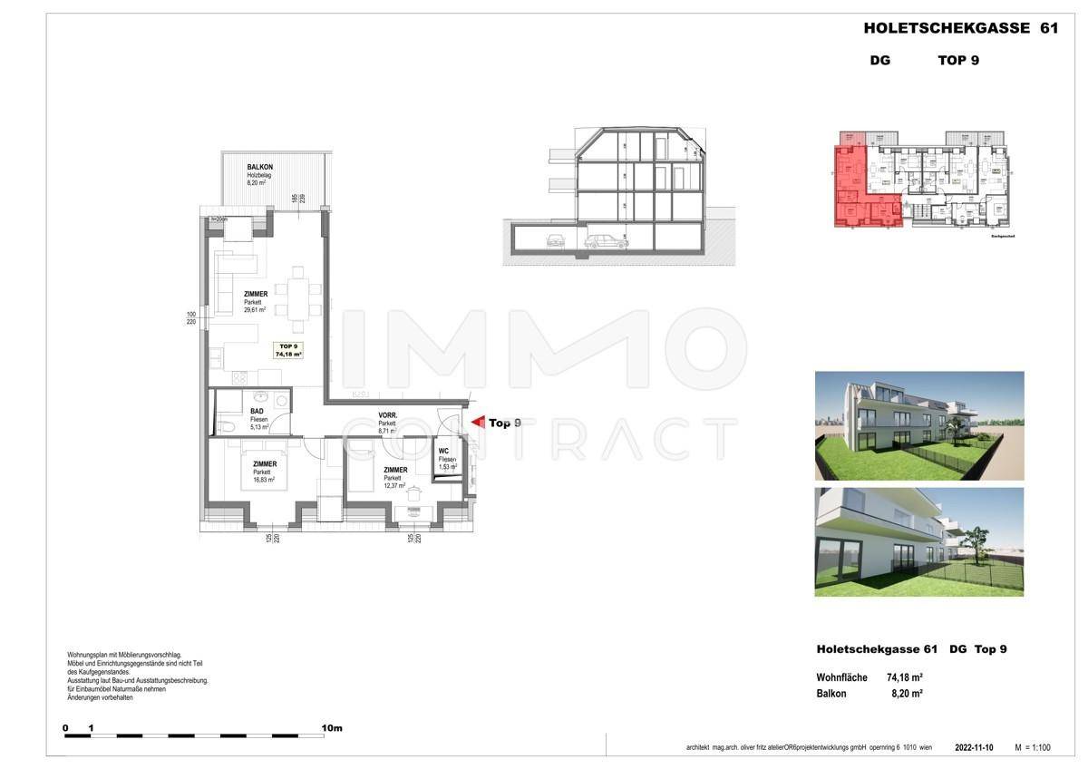 2022-11-10_Holetschekgasse 61_VK Plan DG Top 9-1