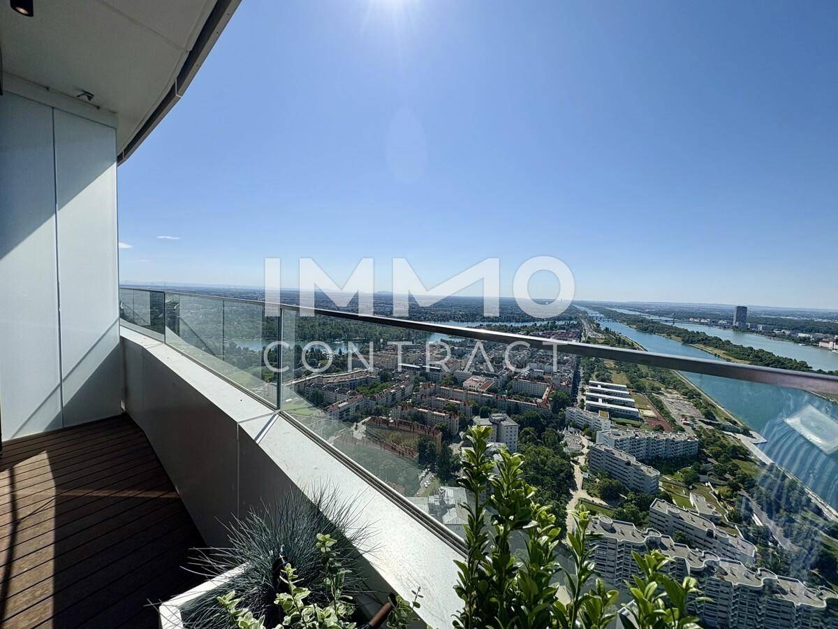 Balkon Richtung Alte Donau