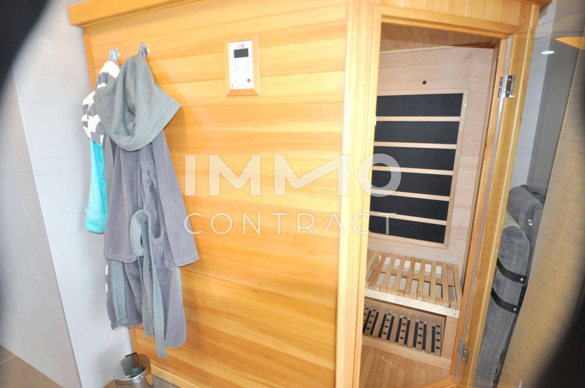 Infrarotsauna im Badezimmer im OG