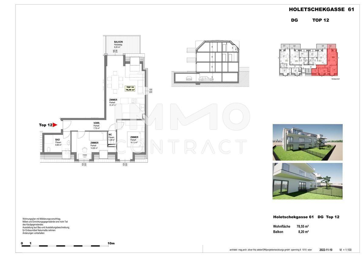 2022-11-10_Holetschekgasse 61_VK Plan DG Top 12-1