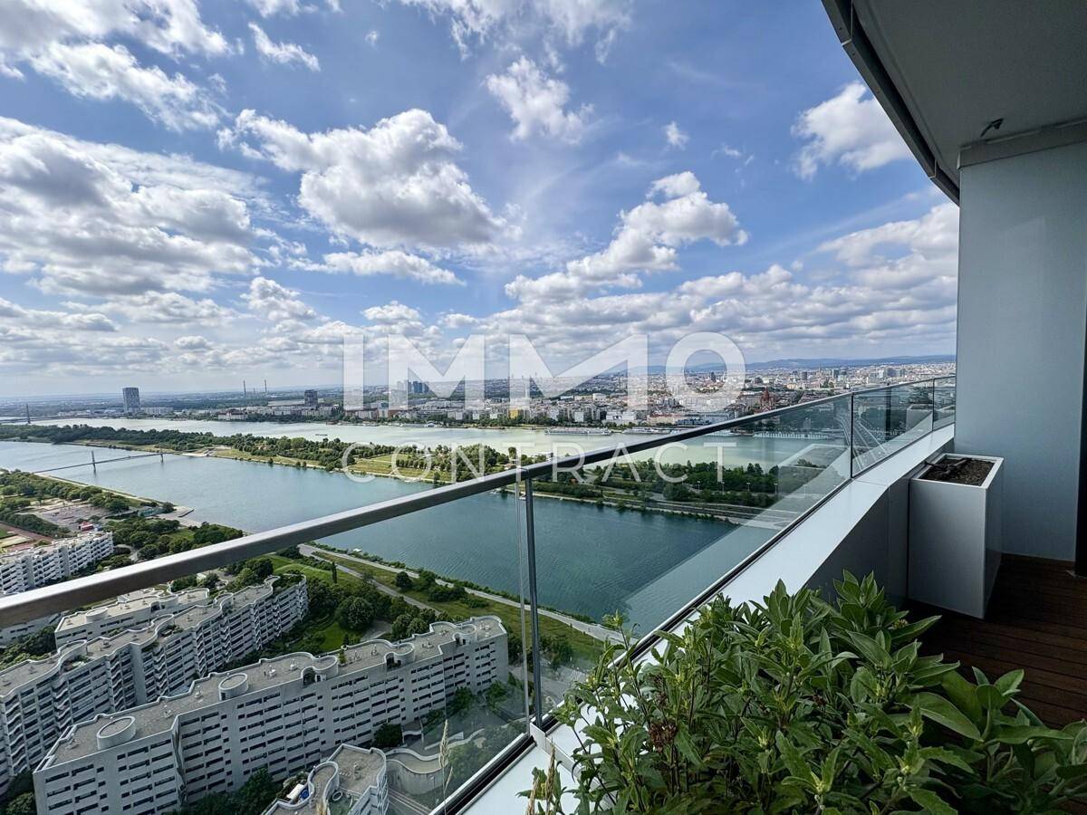 Balkon Richtung Neue Donau