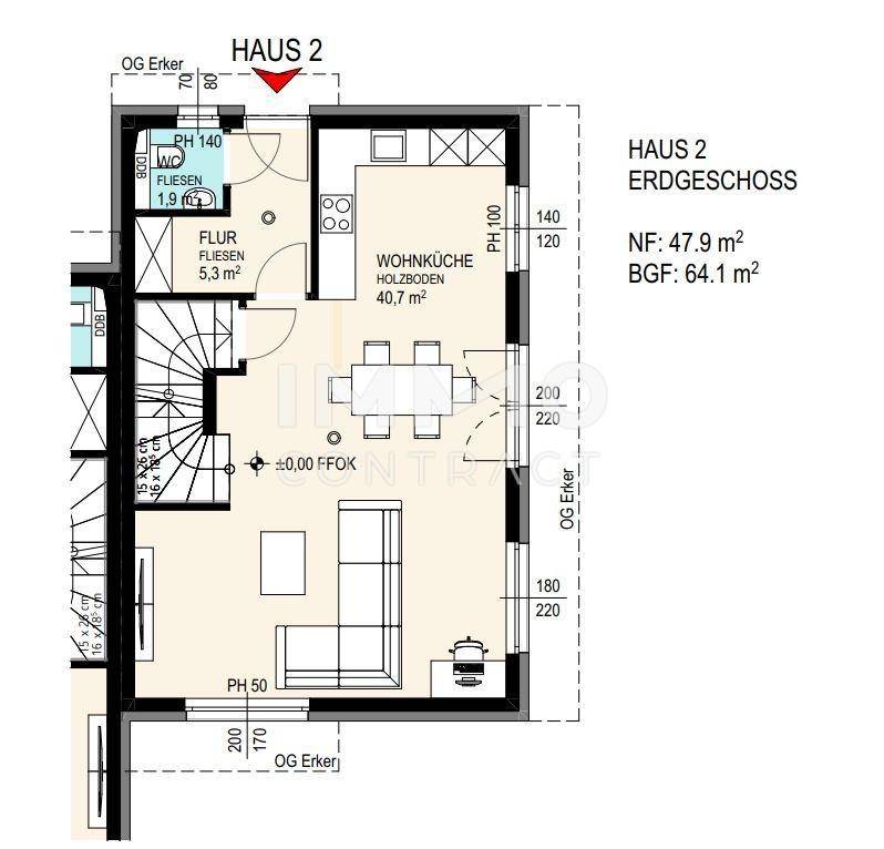 Plan EG Haus 1