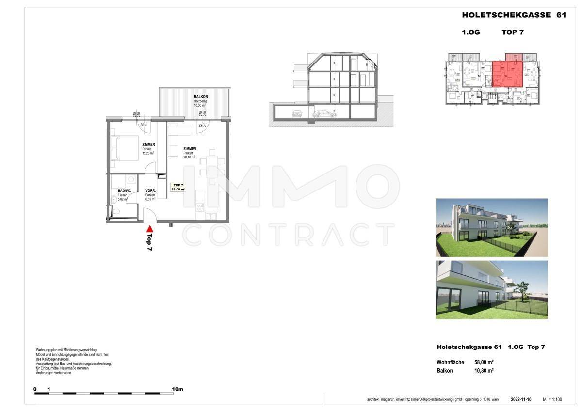 2022-11-10_Holetschekgasse 61_VK Plan 1.OG Top 7-1