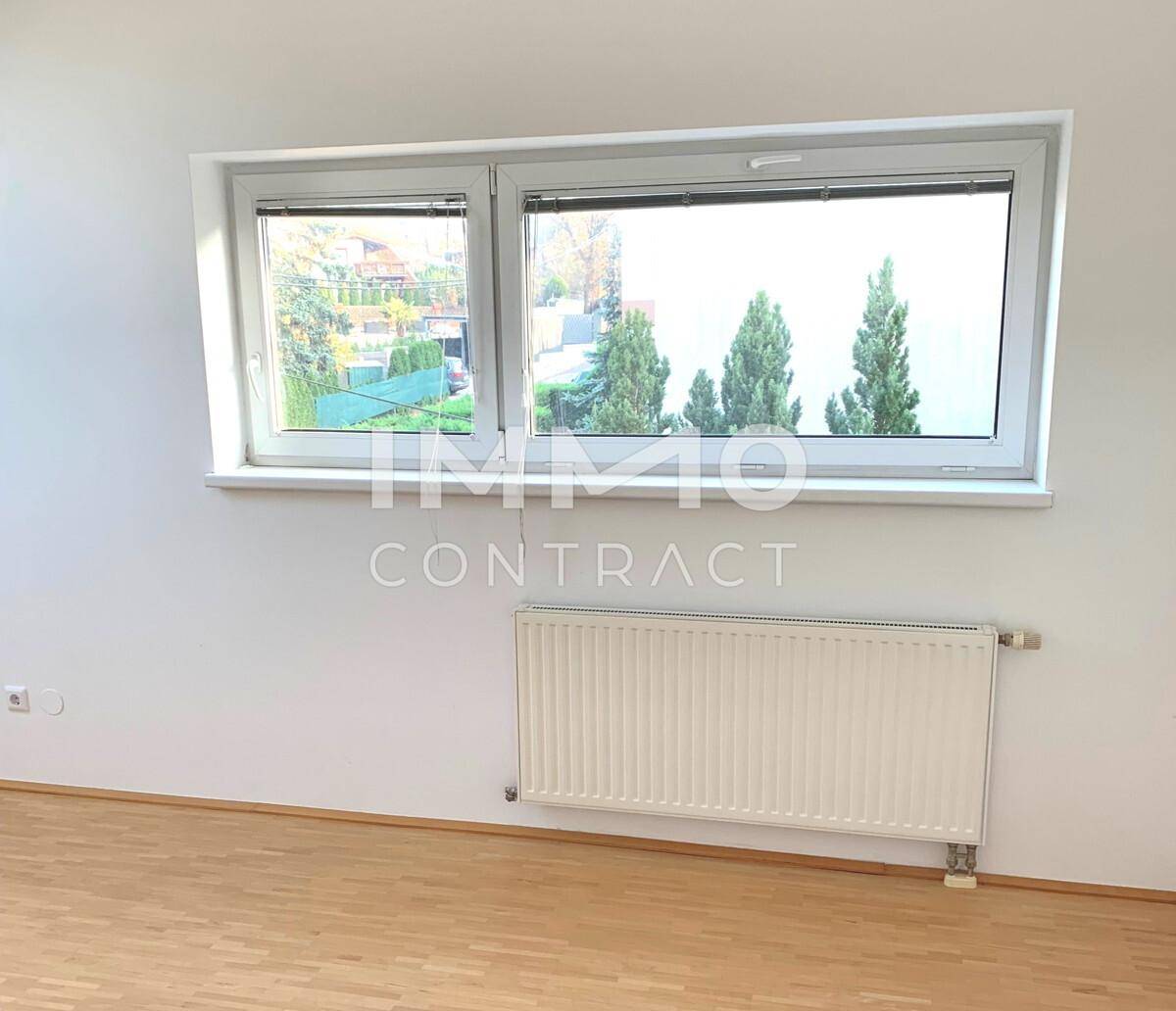 Schlafzimmer Ausblick ins Grüne