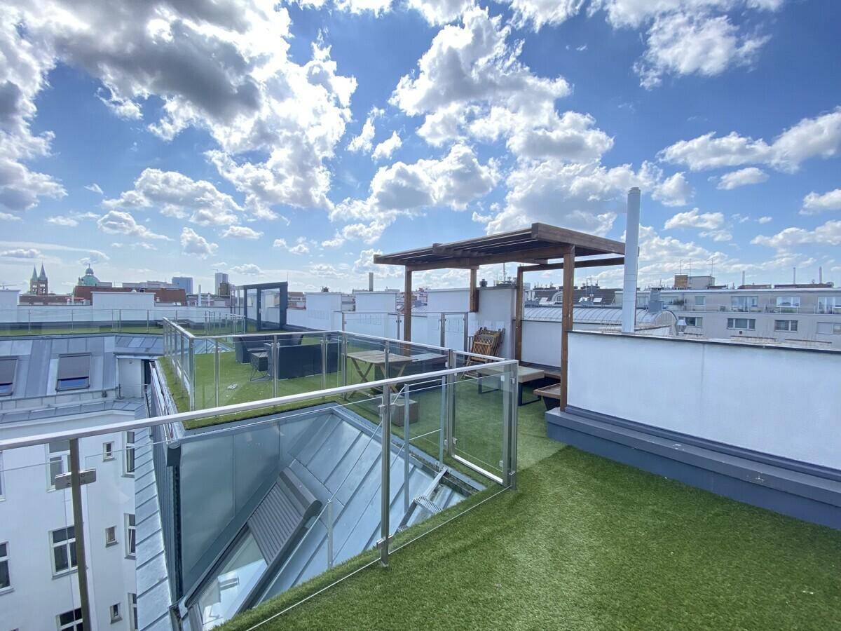 17m2 Dachterrasse