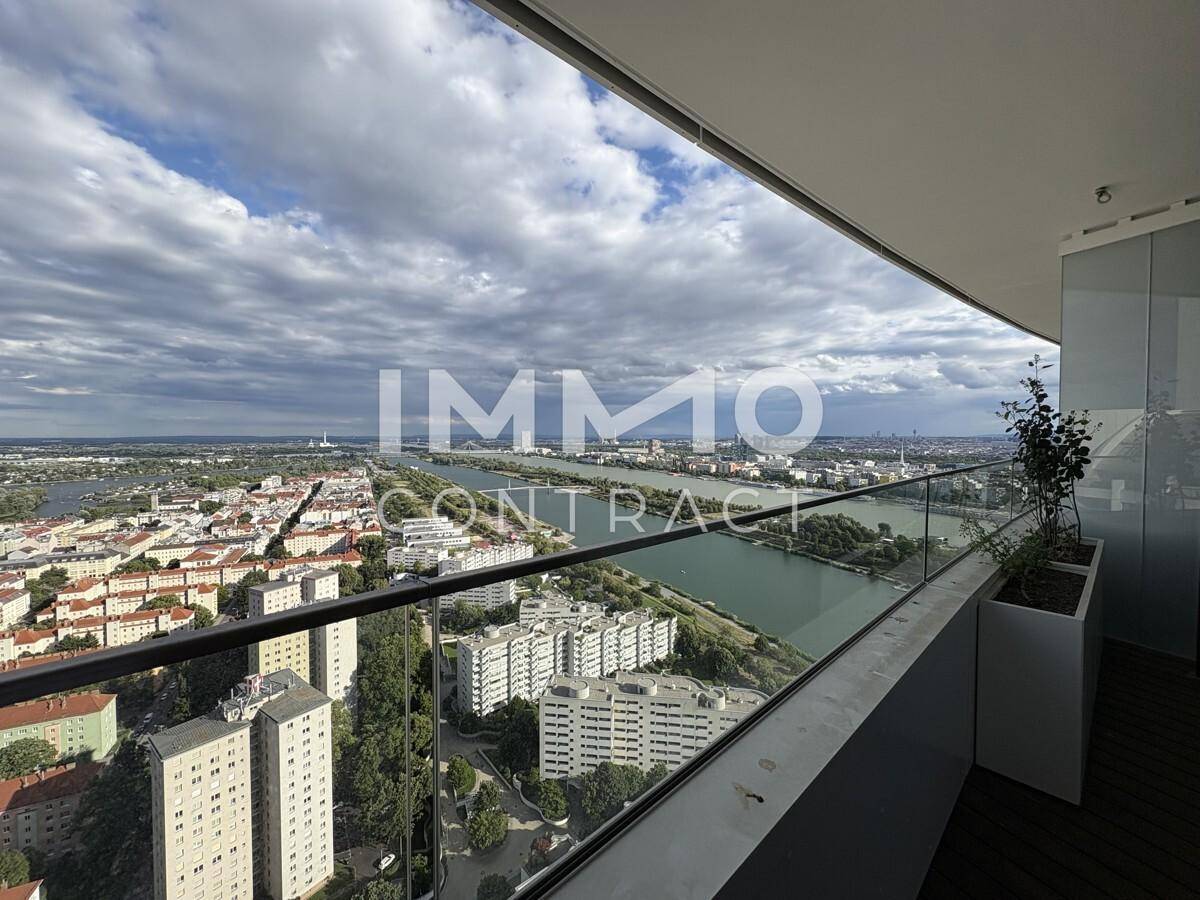 Balkon Richtung Alte & Neue Donau