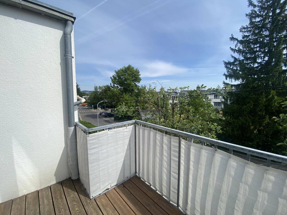 Balkon mit schönem Blick