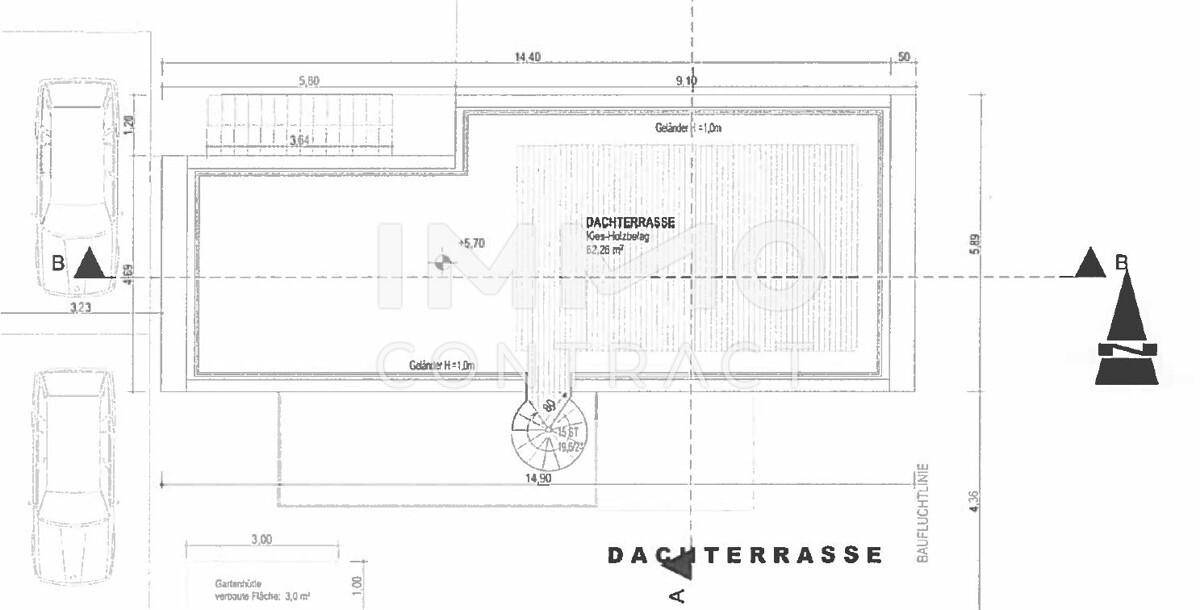 Plan Dachterrasse