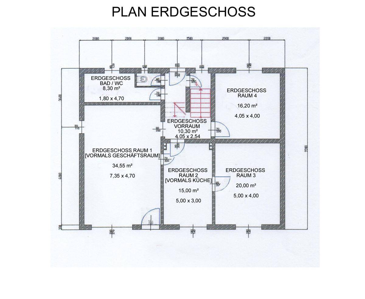 Plan Erdgeschoss