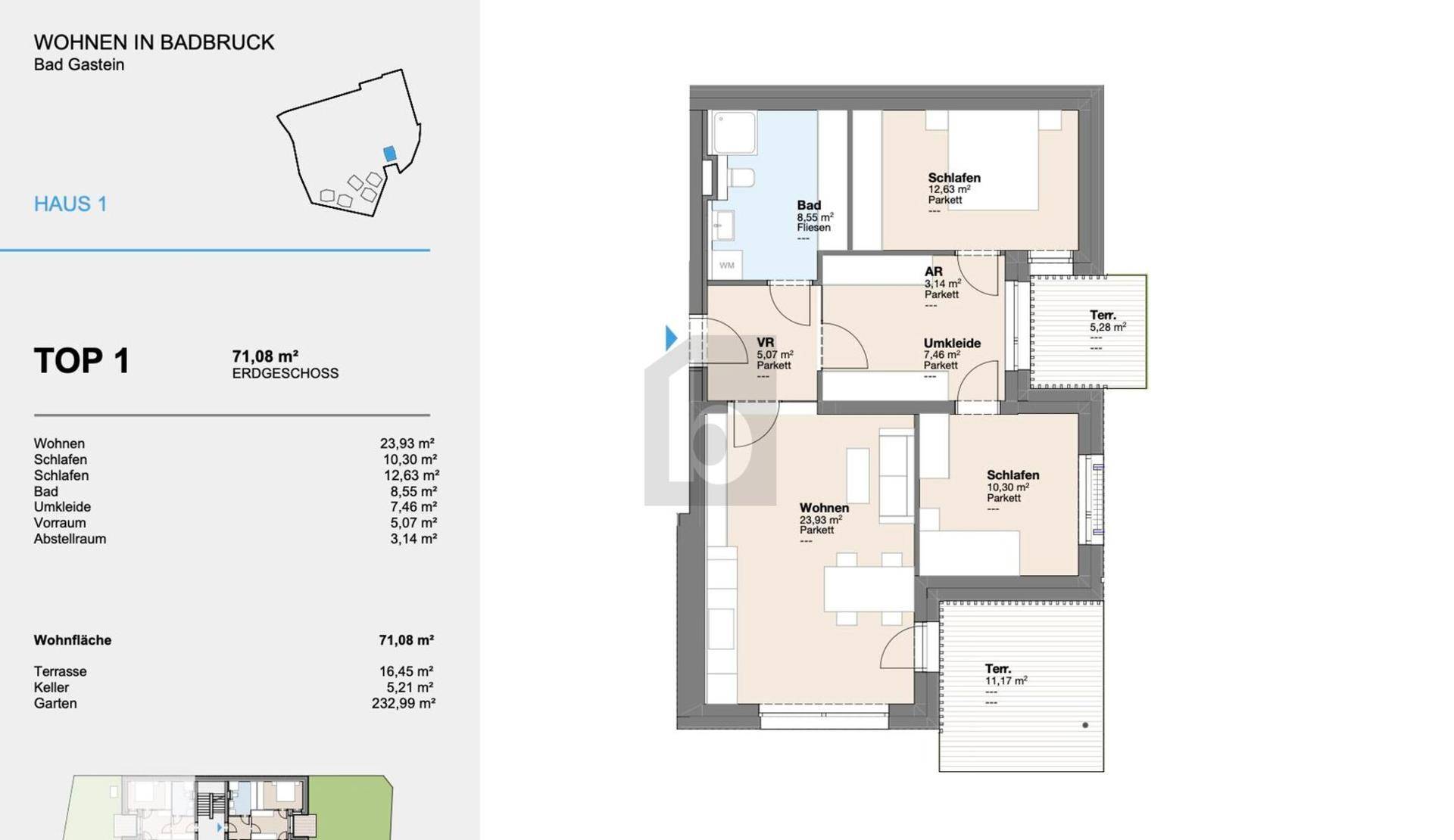 MIT GARTEN! MODERNER NEUBAU IN HOHER QUALITÄT H1/1 - Ansicht 5