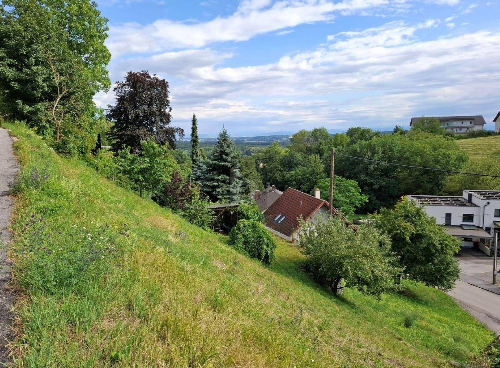BAUGRUNDSTÜCK IN STEYREGG ? RUHIGE HANGLAGE MIT ENTWICKLUNGSPOTENZIAL - Ansicht 3