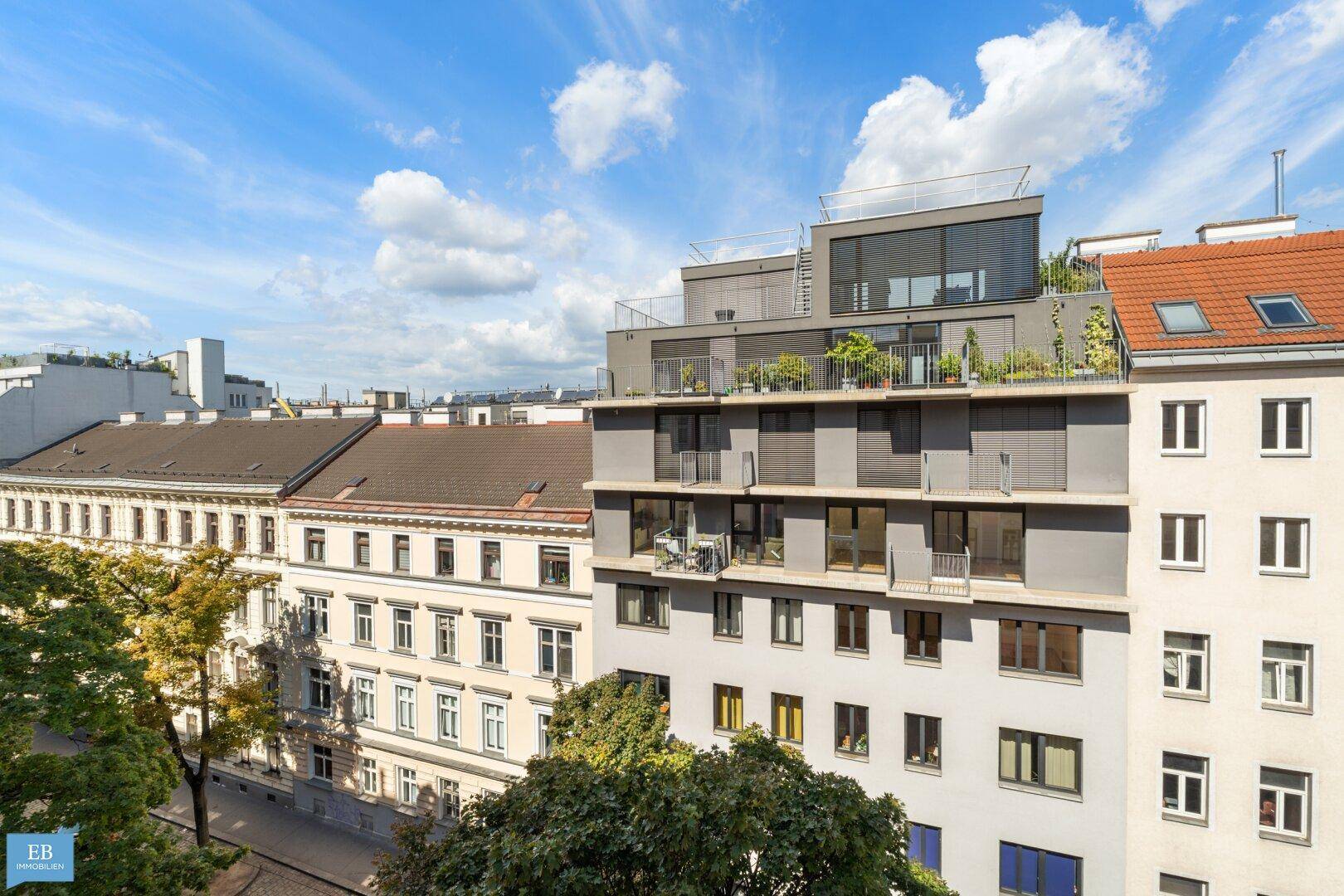 Blick aus dem Wohnzimmer