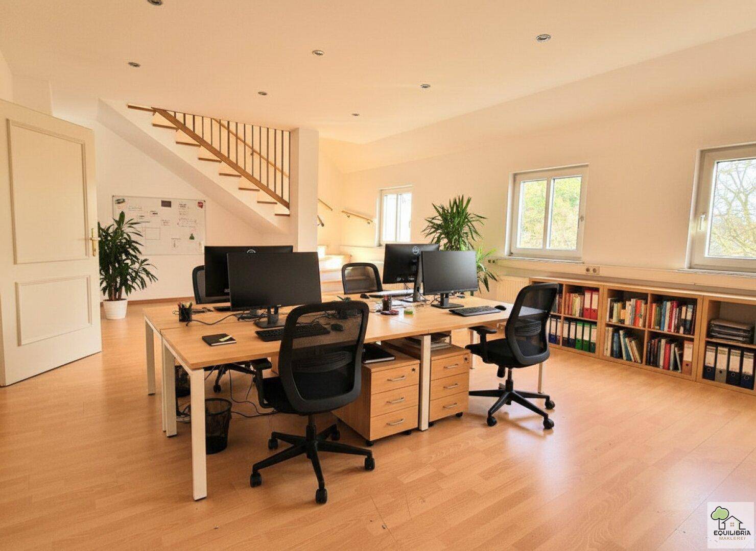 230m² BÜROFLÄCHE (od.KANZLEI od. PRAXIS) MIT 2 TERRASSEN--NETTOMIETE EUR 2800,- INKL. HEIZKOSTEN und BK – pohled 6