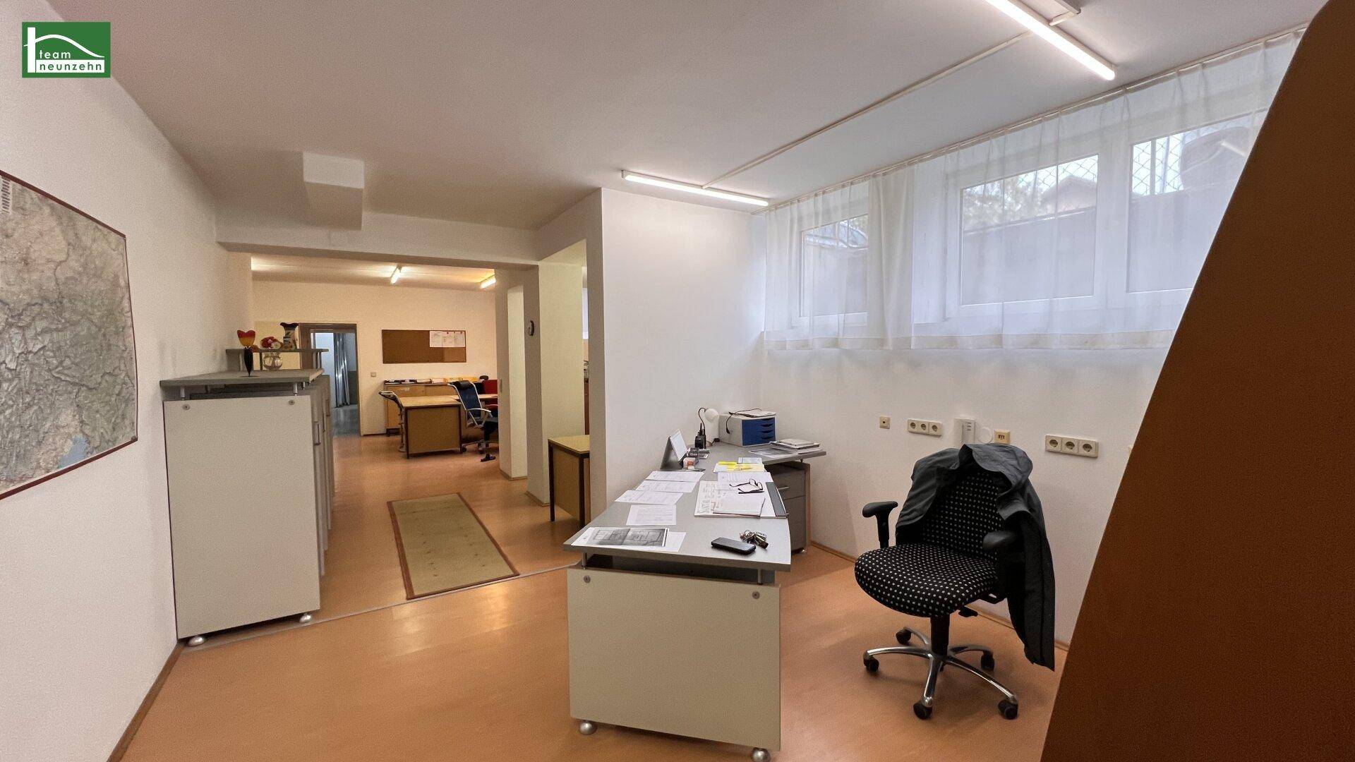 NEUR PREIS! 188m² Fläche (74m² Büro &amp; 114m² Lager) mit eigener Einfahrt im Hinterhof. In bester Lage zwischen Wien &amp; Bruck/Leitha. - Ansicht 2
