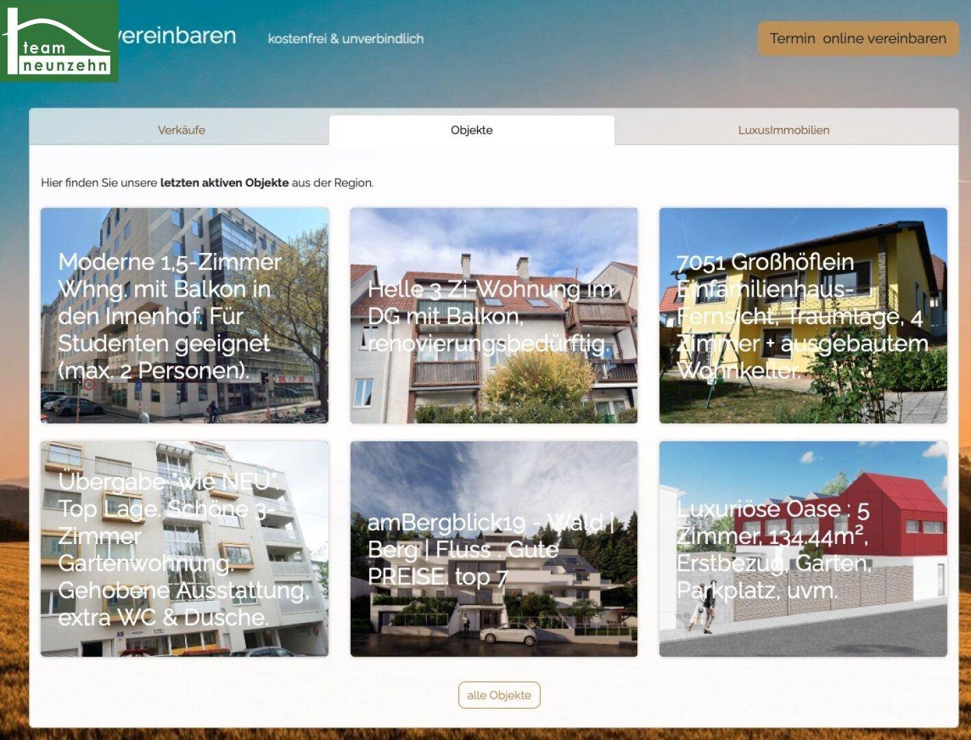 Termin vereinbaren.