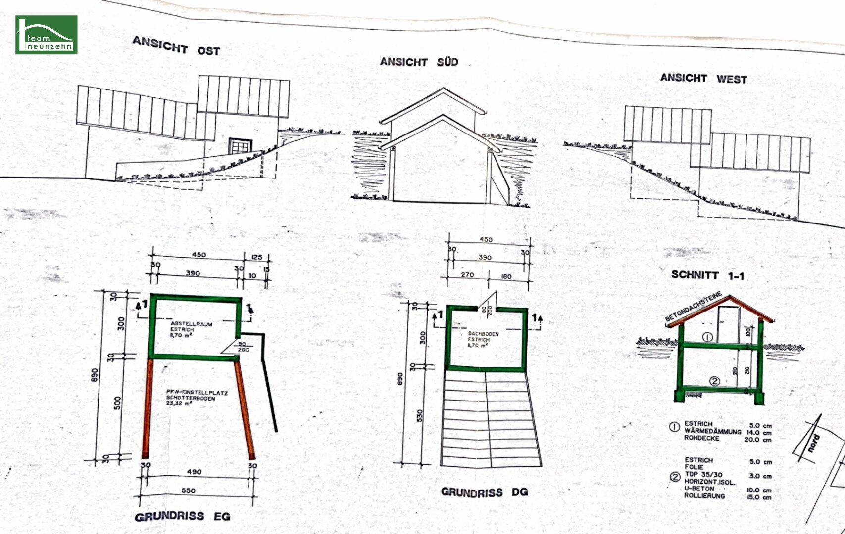 Nebengebäude Plan Lockenhaus