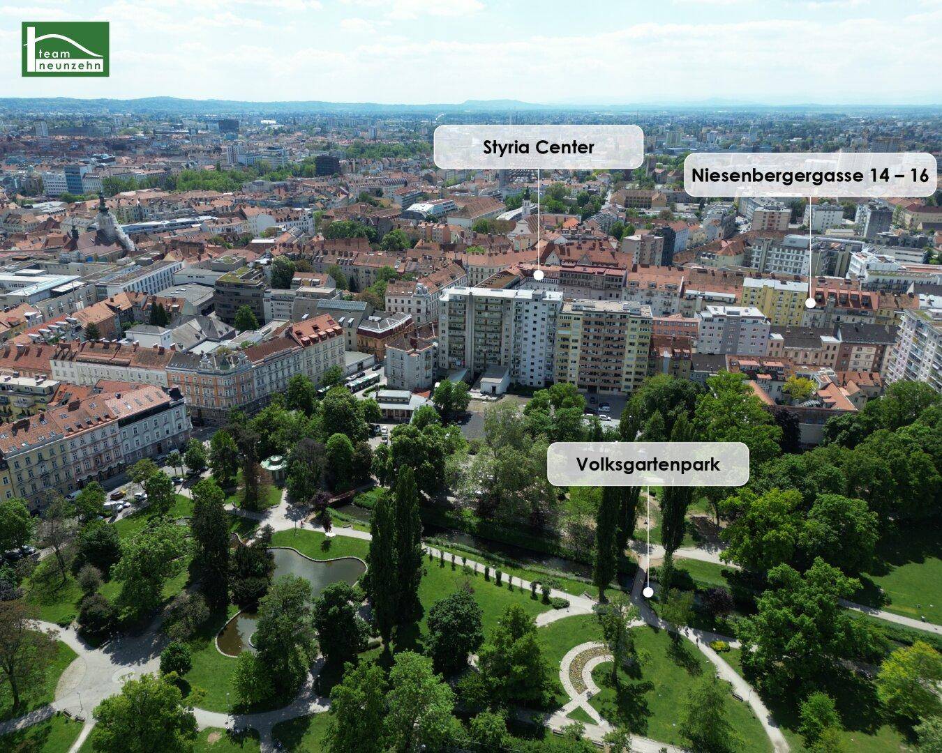 Styria Center & Volksgartenpark