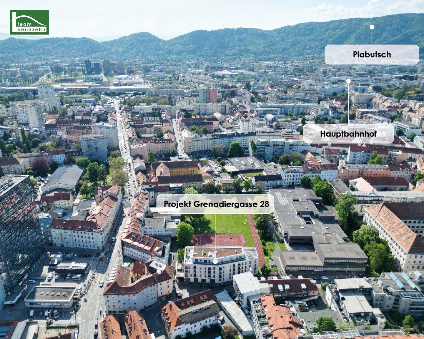 Grenadiergasse - Hauptbahnhof