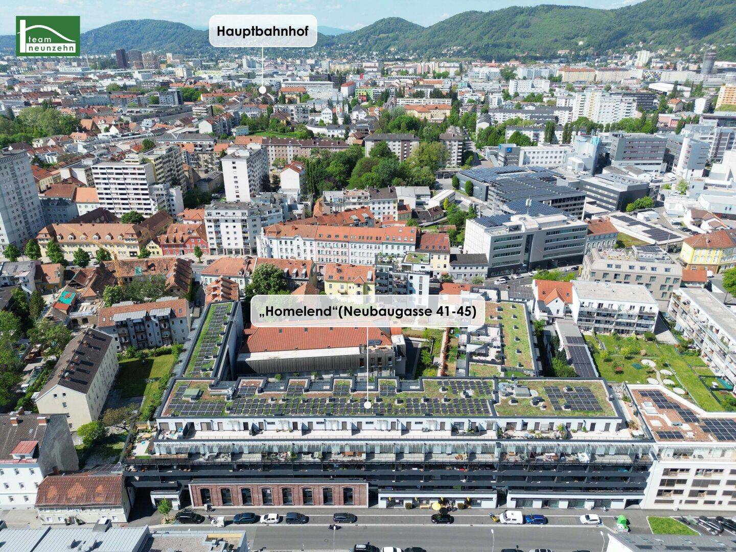Neubaugasse - Hauptbahnhof