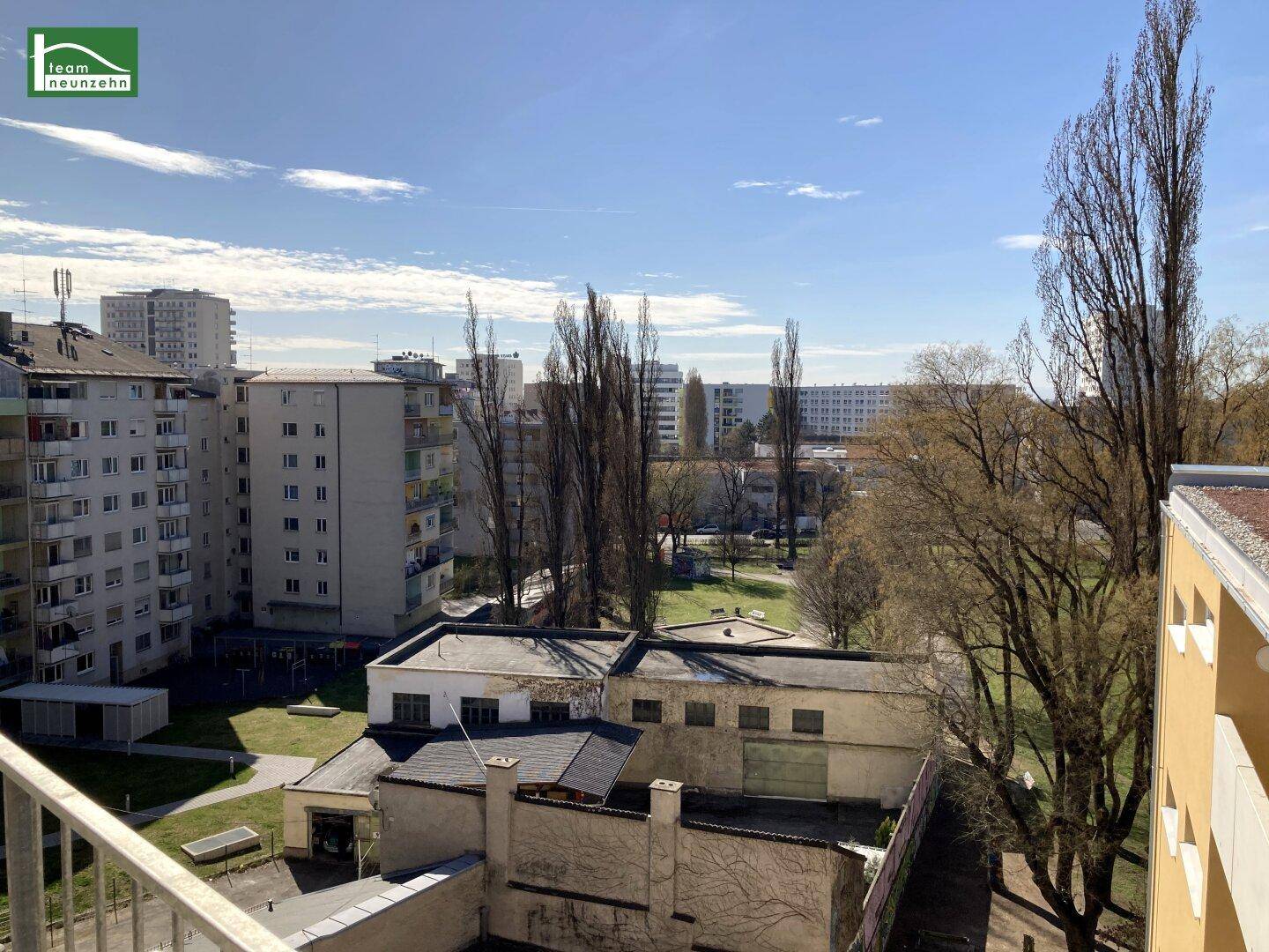 Blick vom Balkon