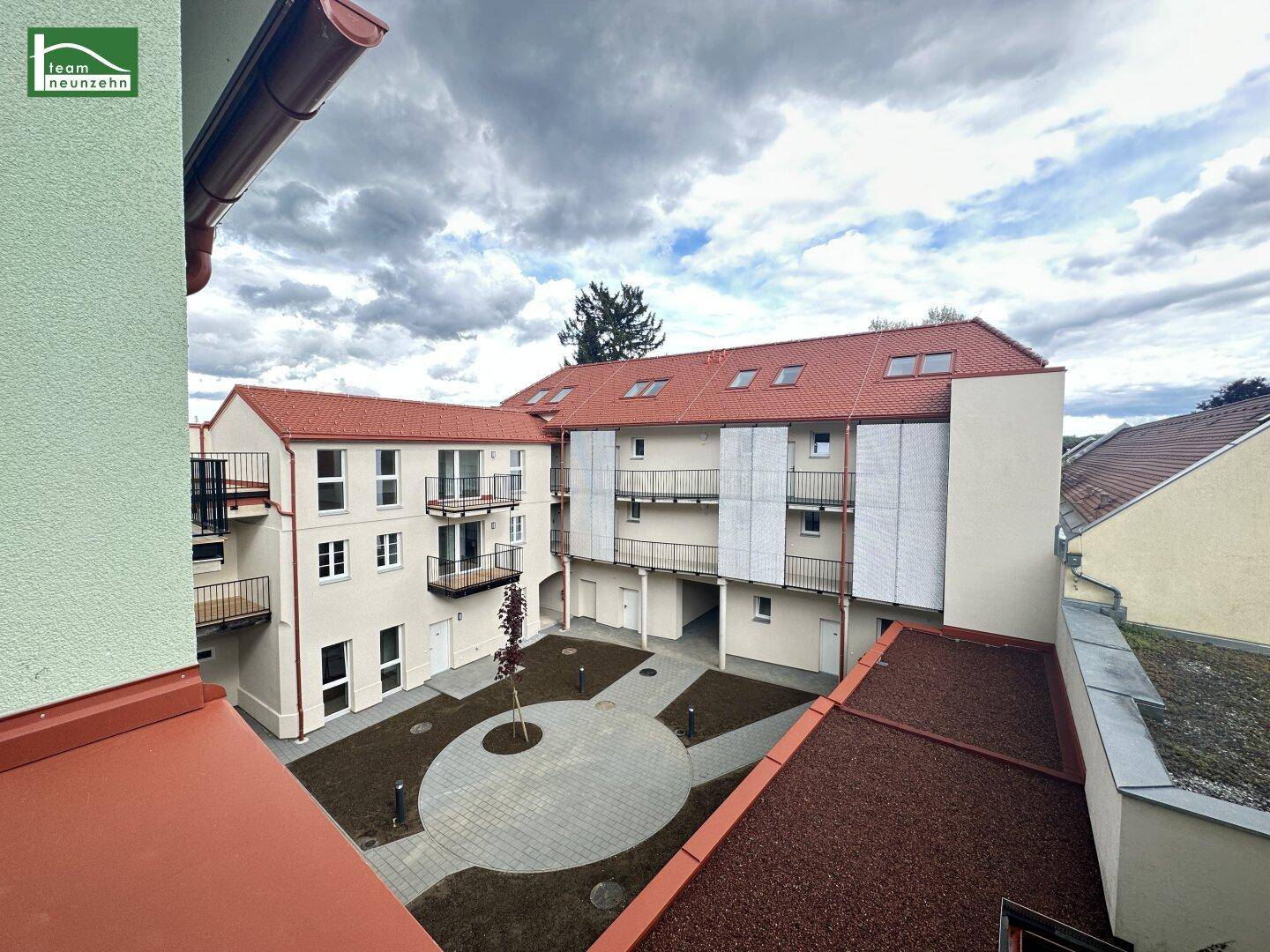 Ausblick in den Innenhof