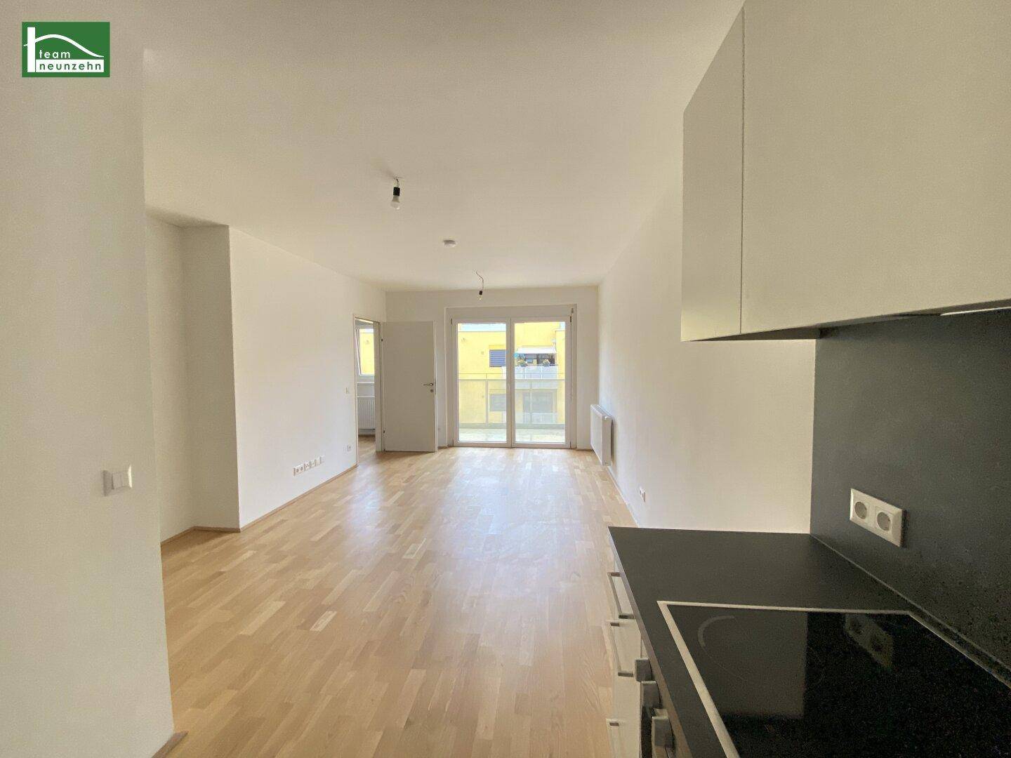 LEO 131 - Sonnige Neubau-Wohnung mit Abstellraum! 4 Busstationen zum Bahnhof Floridsdorf und viel Grün in der Nähe! - Widok 4