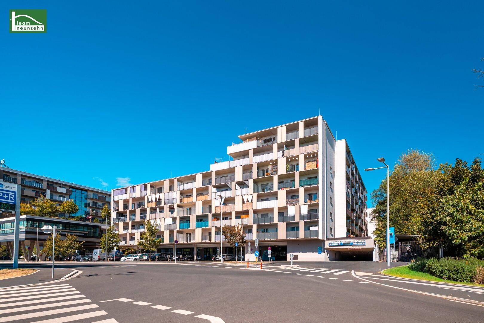Zentral &amp; modern - Gut geschnittene 2-Zimmer-Wohnung mit großem Balkon - Wohnen im Brauquartier!