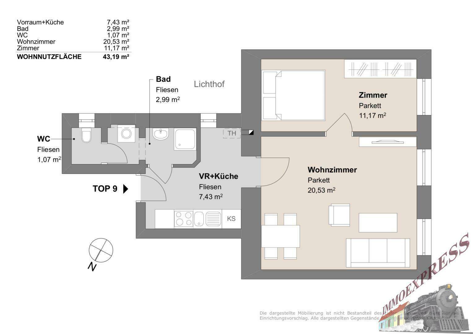 Wohnung – Wien,Rudolfsheim-Fünfhaus - Ansicht 3