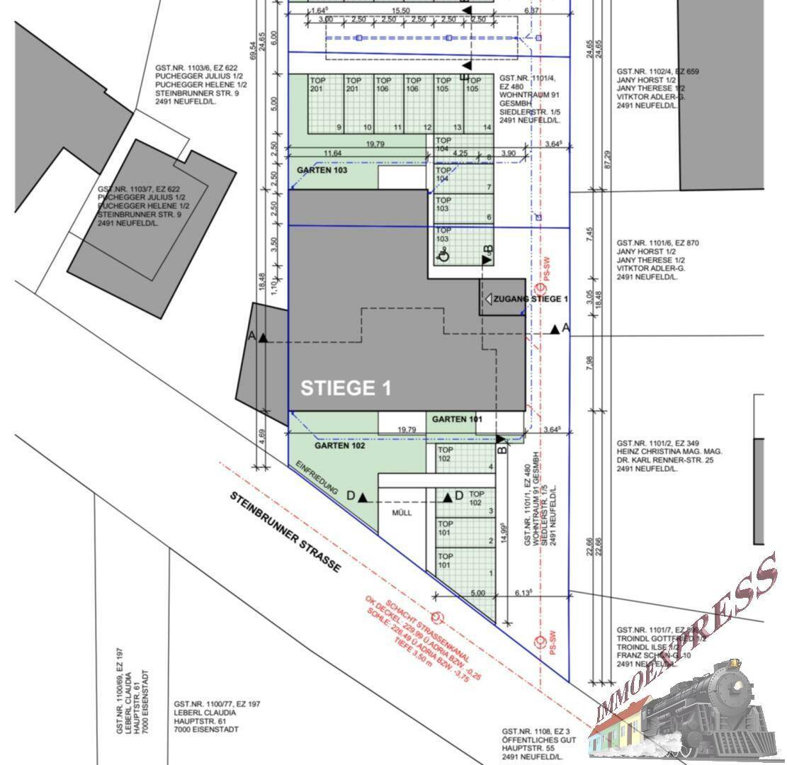 Lageplan Neufeld