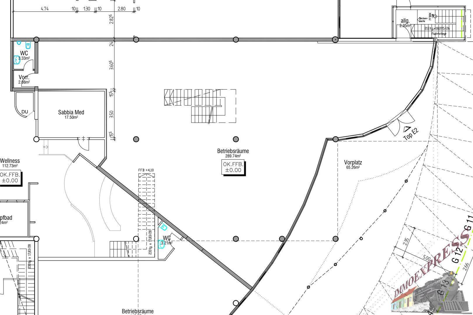 Grundriss - Gewerbepark Mils