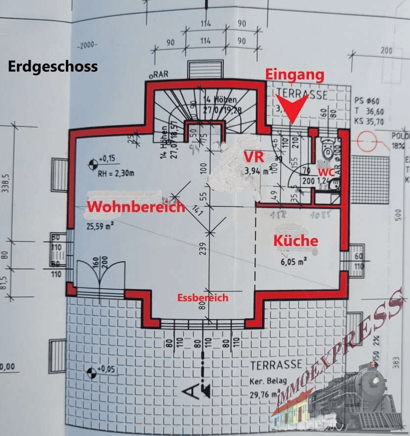 Grundriss Erdgeschoss