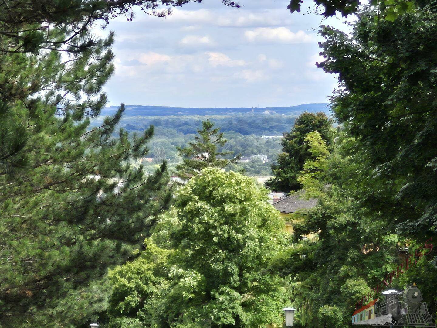 Weitblick vorm Haus