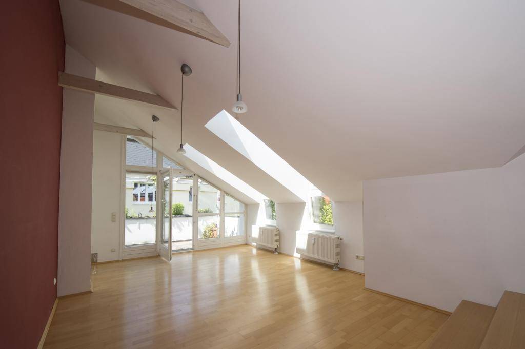 Wohnzimmer Richtung Dachterrasse