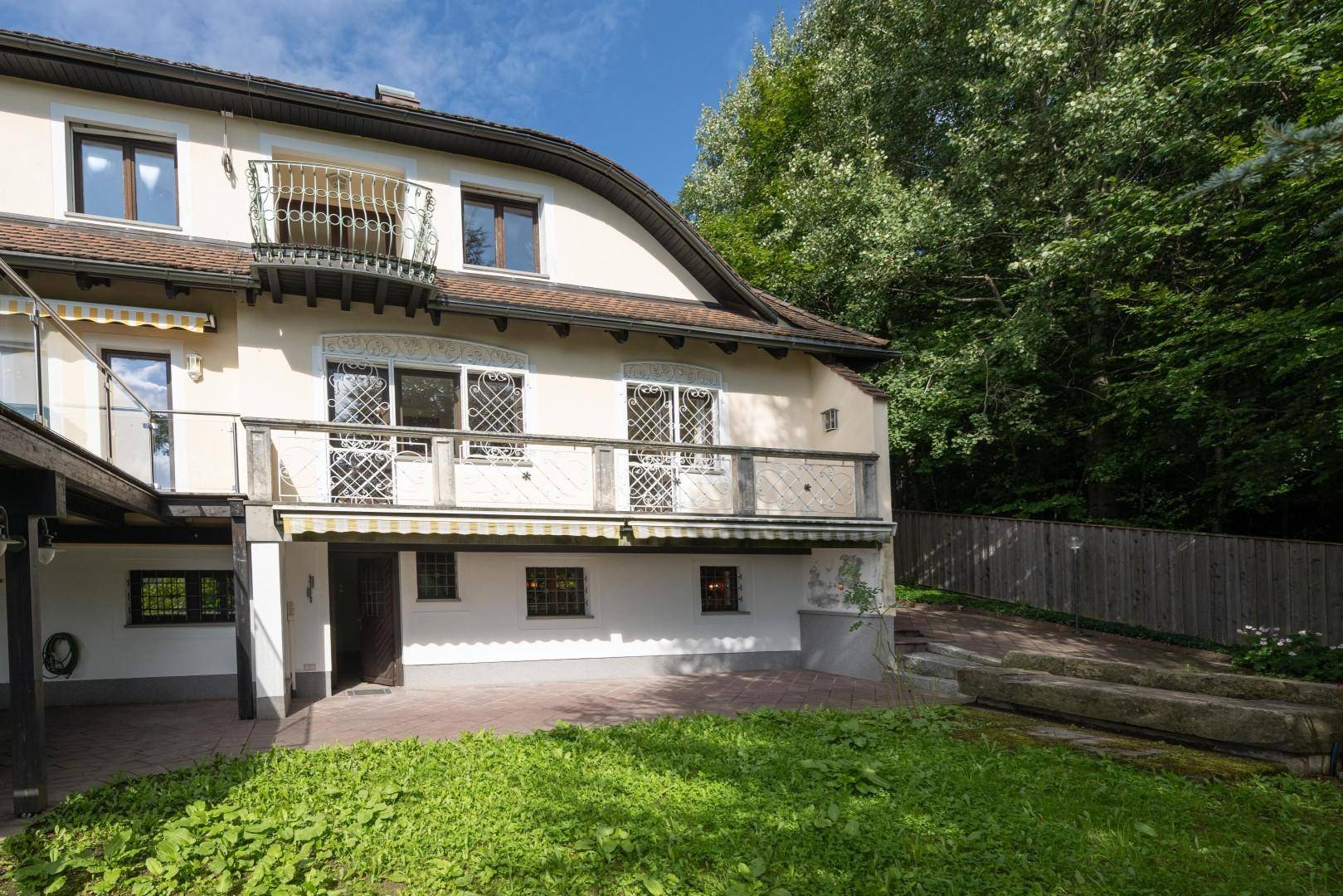 Garten Richtung Wohnhaus