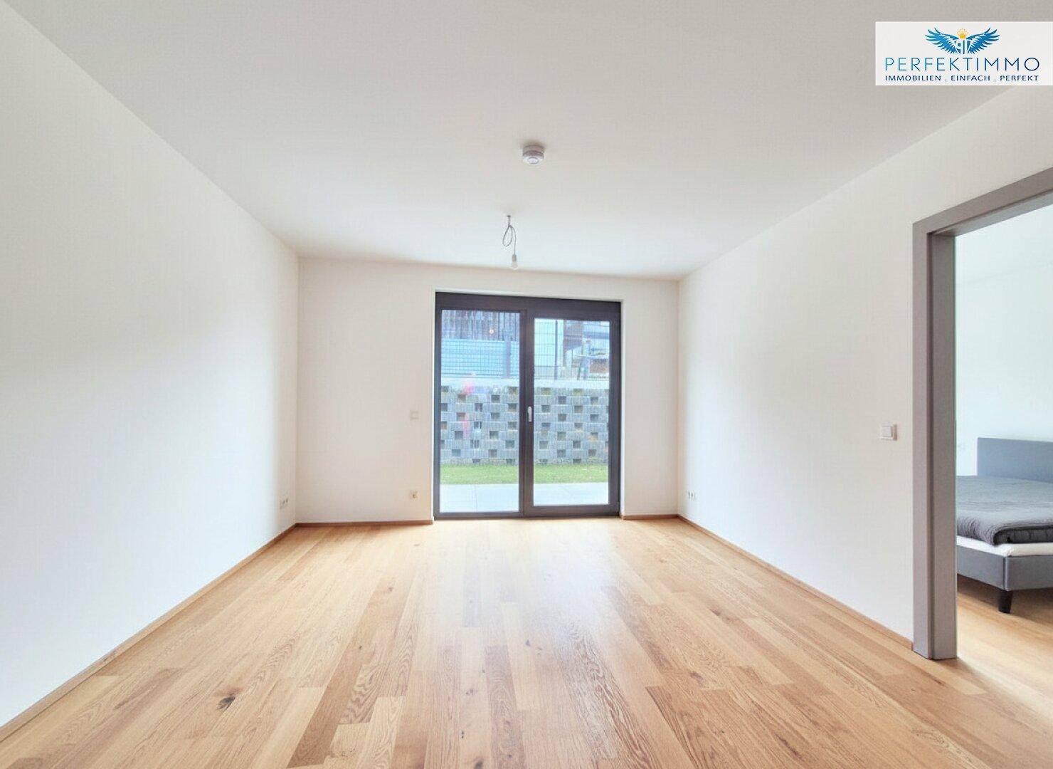 Hochwertiger, sonniger Neubau: 2-Zimmer-Gartenwohnung Top W02 - Ansicht 2