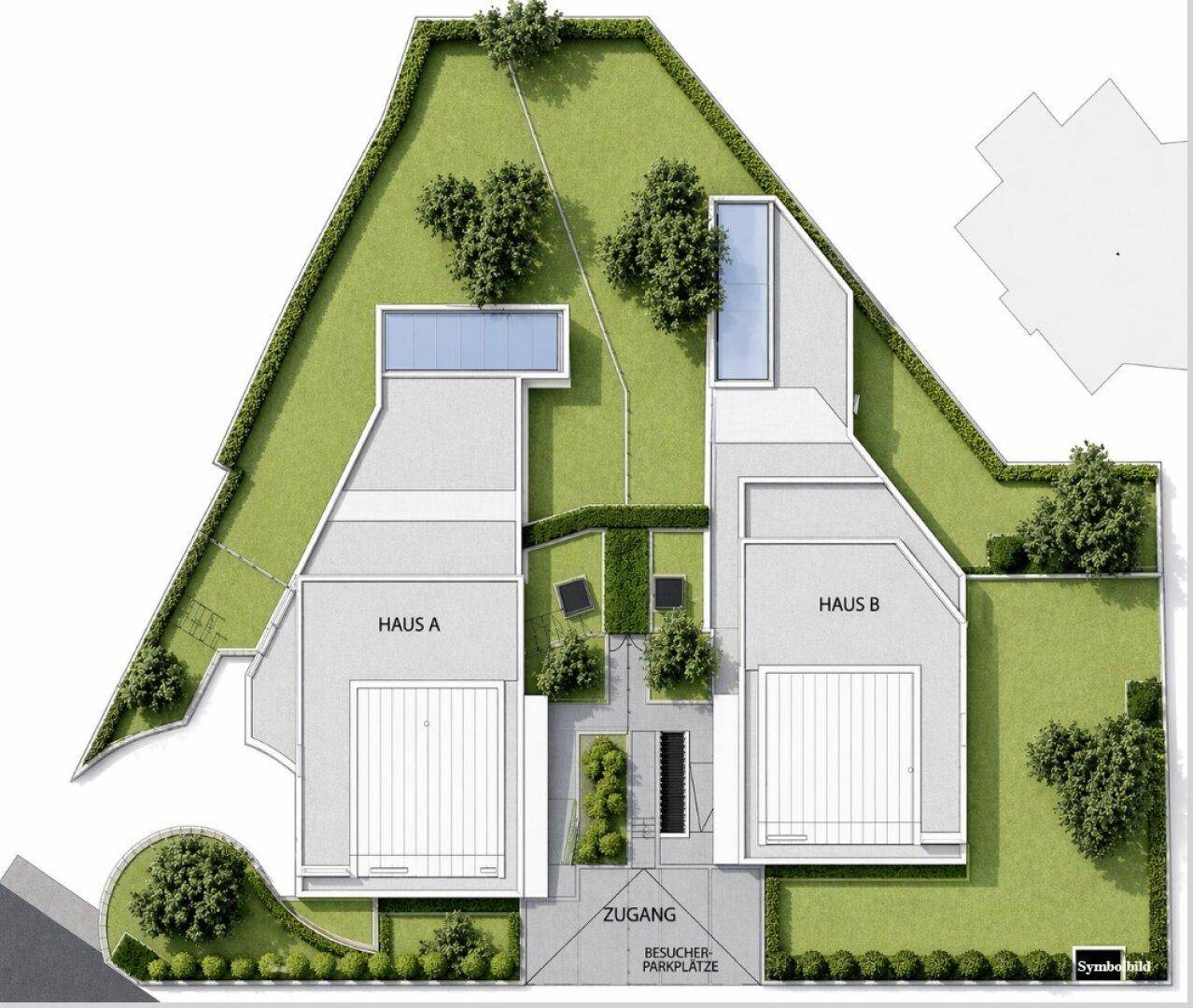 exklusive Gartenapartments mit Pool-Bescheid - Luxuriöses Wohnprojekt in Aldrans - Ansicht 3