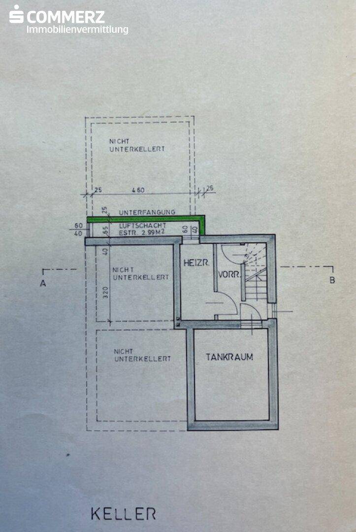 Plan Keller - Haus 1