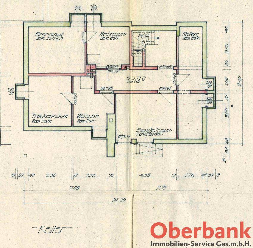 Grundrissplan KG