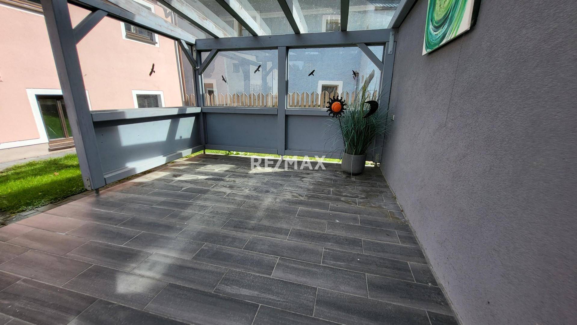 Überdachte Terrasse