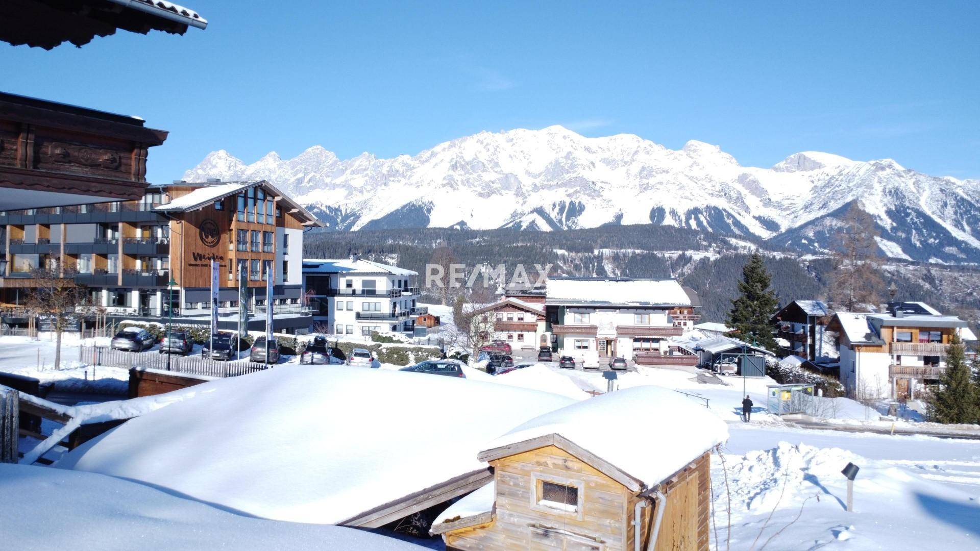 Aussicht Dachstein + Dachsteinmassiv