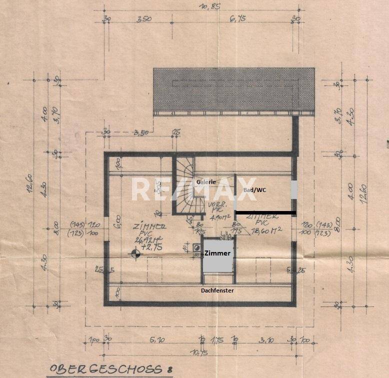 Grundriss Obergeschoss