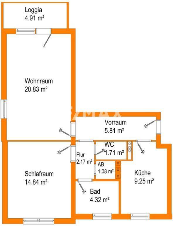 Grundrissskizze