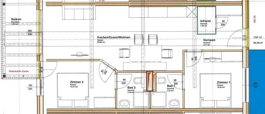 Top 13 mit Balkon 7,97m²