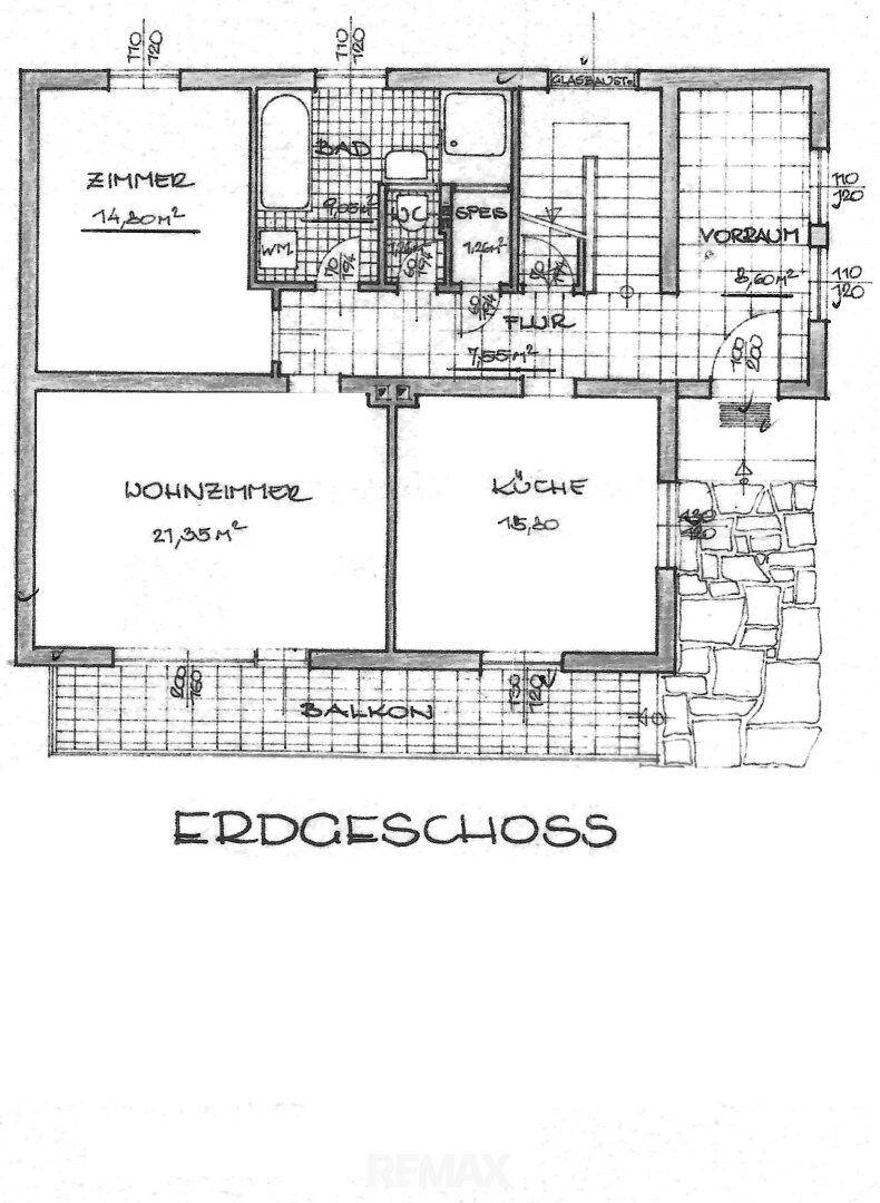 Plan Erdgeschoß