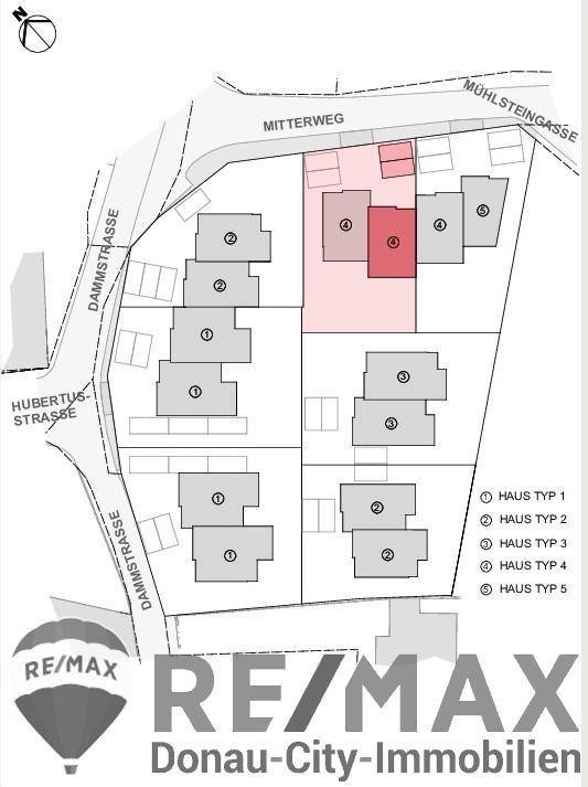 08. Doppelhaushälfte 2301 Mühlleiten Lageplan