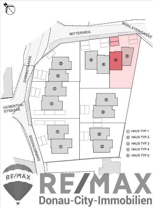 08. Doppelhaushälfte 2301 Mühlleiten Lageplan