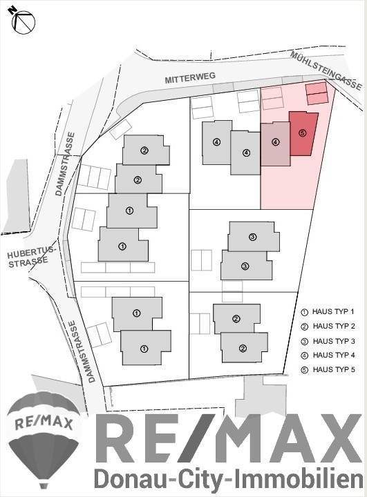 08. Doppelhaushälfte 2301 Mühlleiten Lageplan