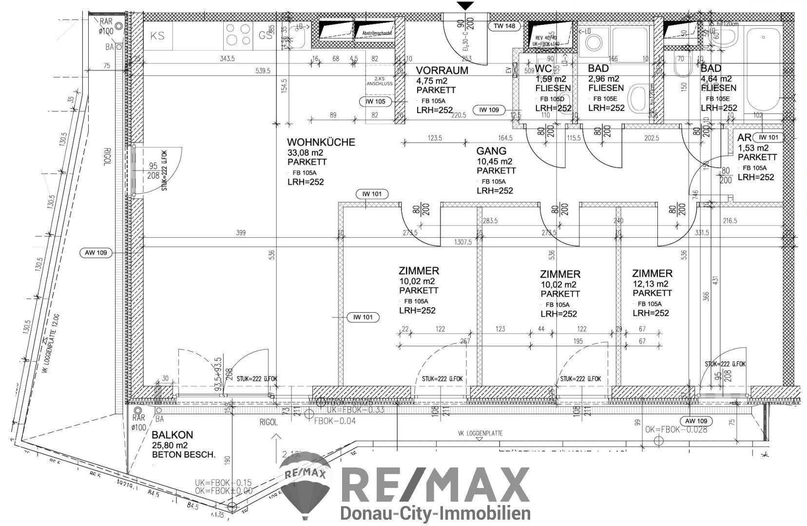 13. Mietwohnung 1210 Wien Plan