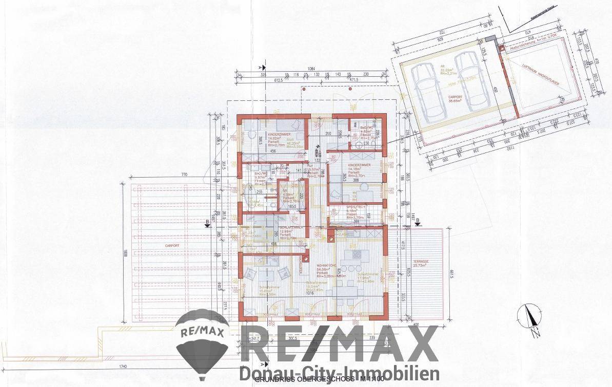 Plan Obergeschoss