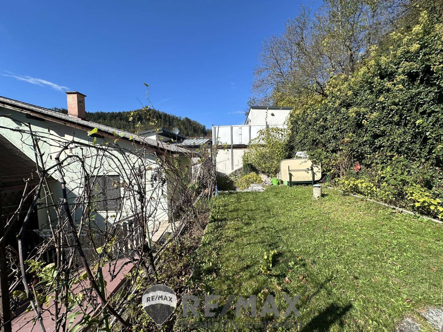 Garten hinter dem Haus